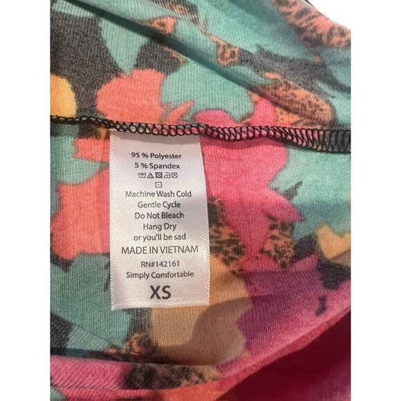 LuLaRoe Irma Women's Super Floral Shirt Dress - Picture 6 of 6